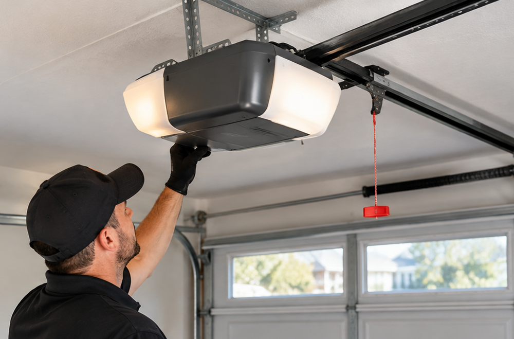 Garage door opener after repair
