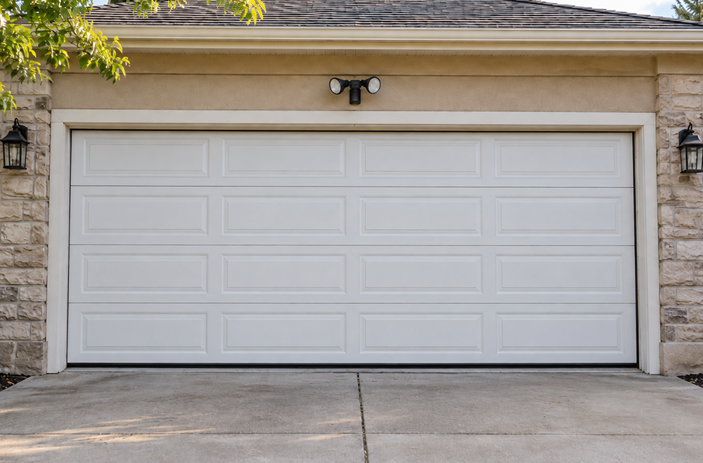 Residential Garage door after repair