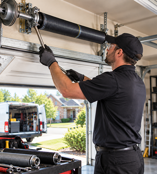 Garage door spring repair