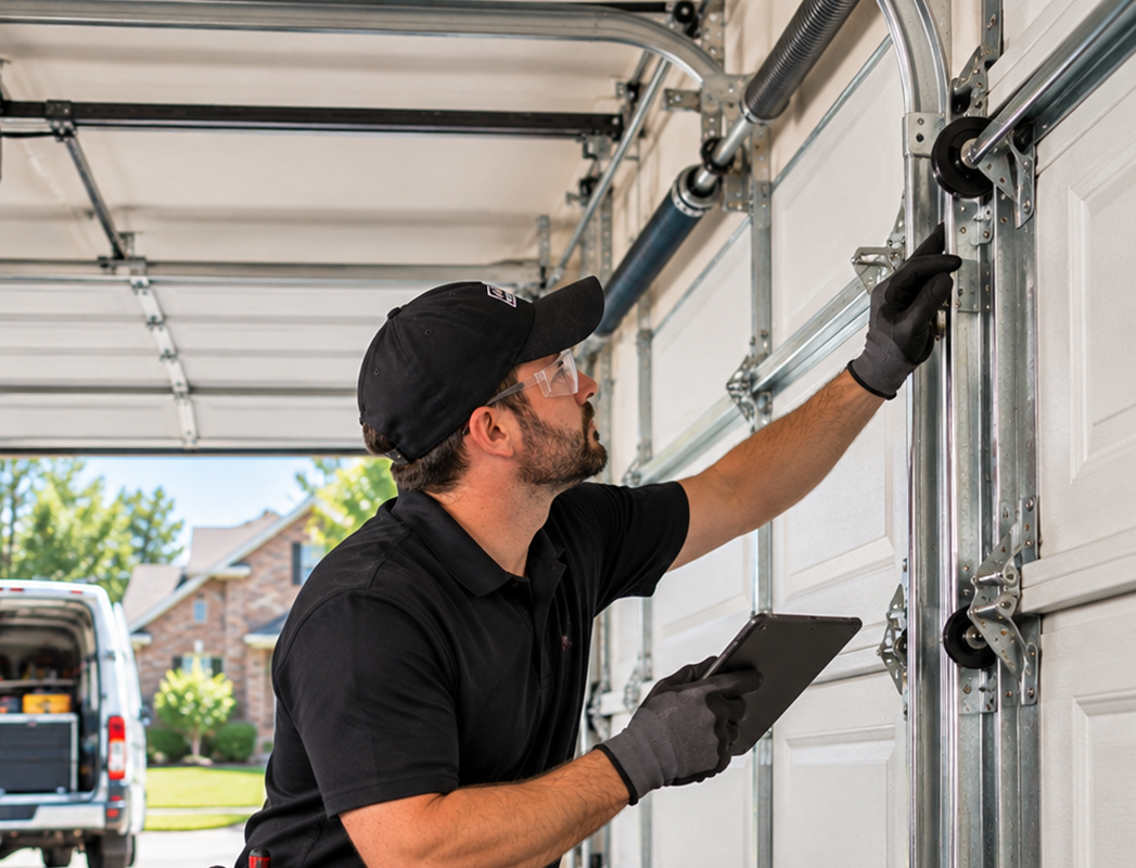 Garage door maintenance