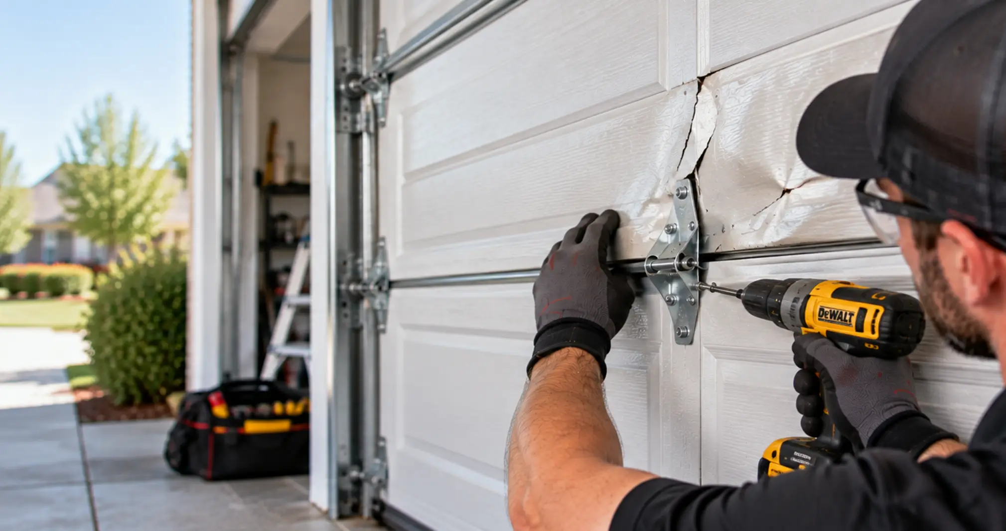 Garage Door Panel Repair