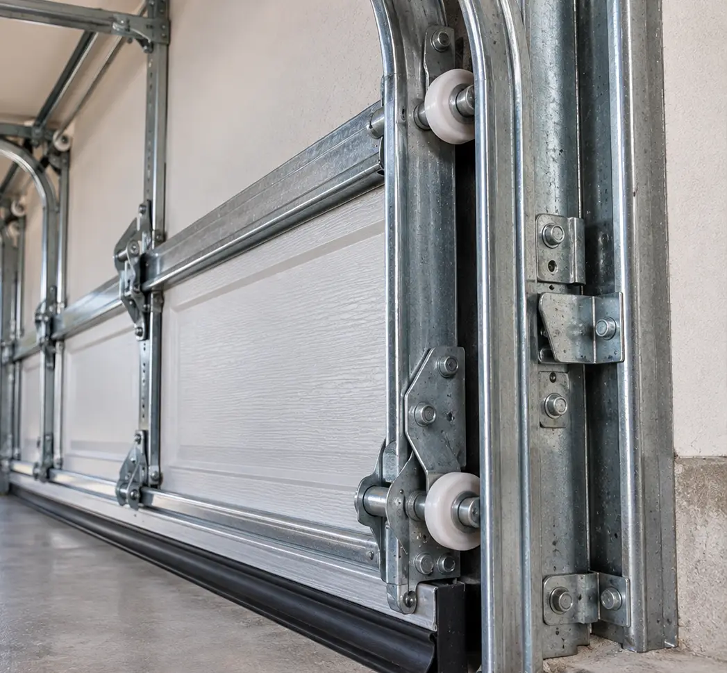 Garage door track roller and hardware assemblies in Conroe TX