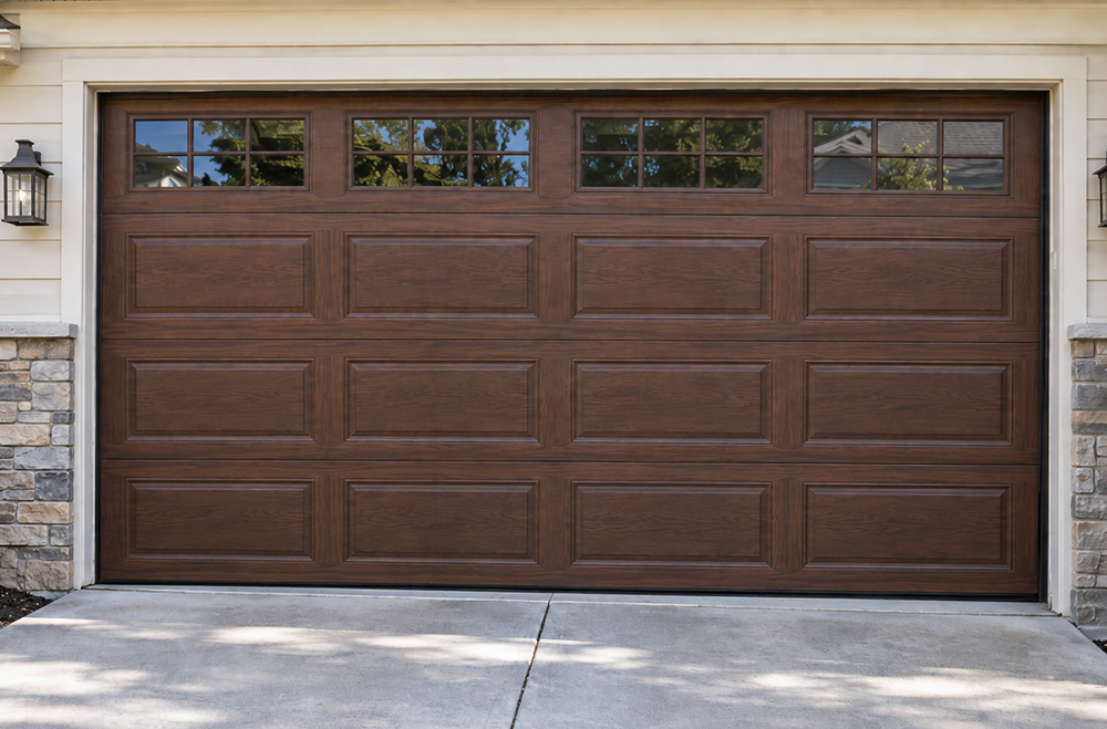 Commercial Garage door after repair